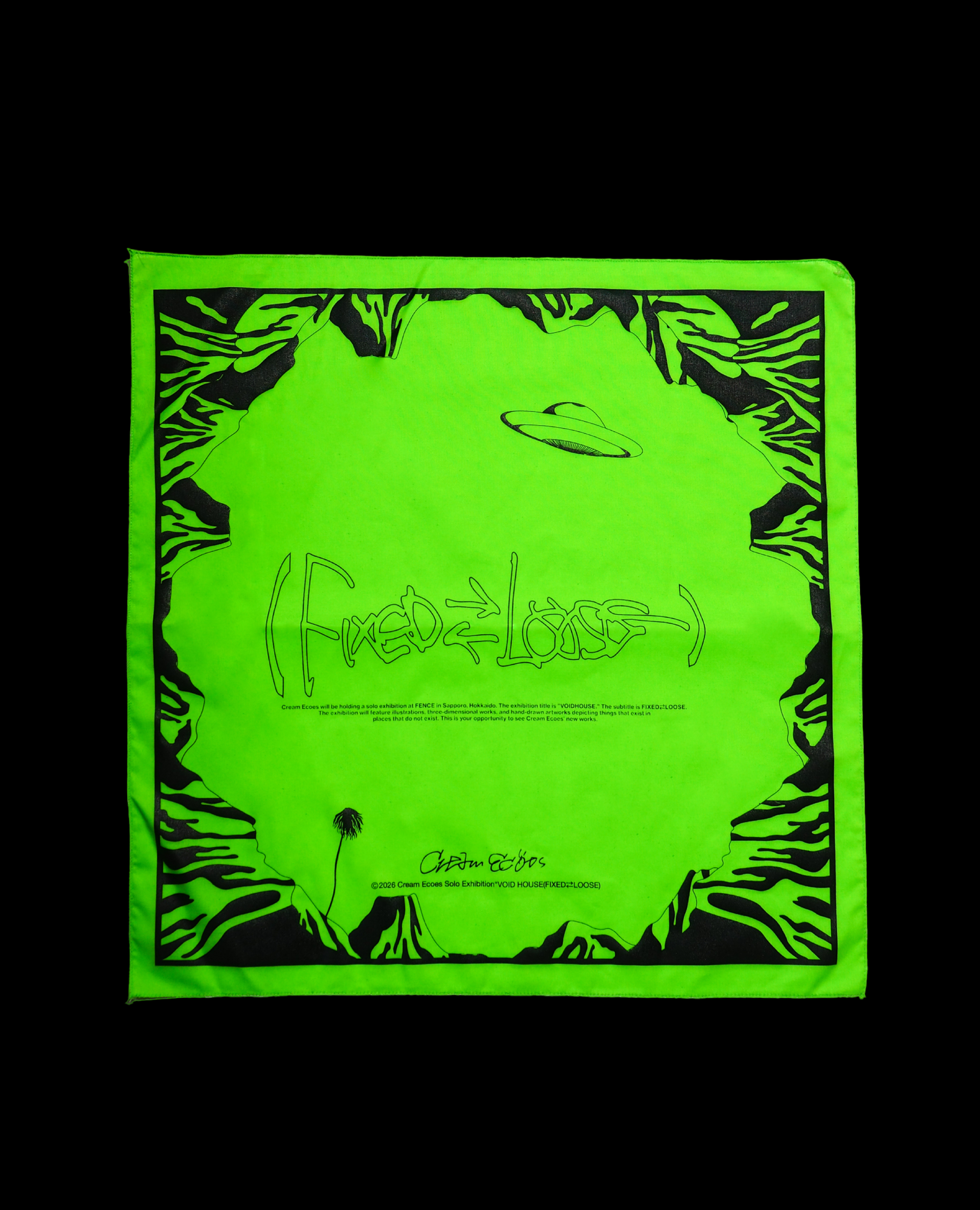 VOID HOUSE (FIXED⇄LOOSE）BIG BANDANA